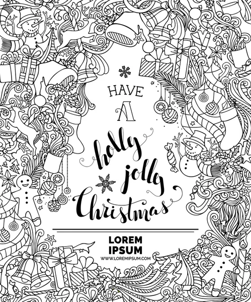 Have a Holly Jolly Christmas! — Stock Vector