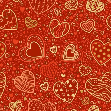 Altın Sevgililer desen.