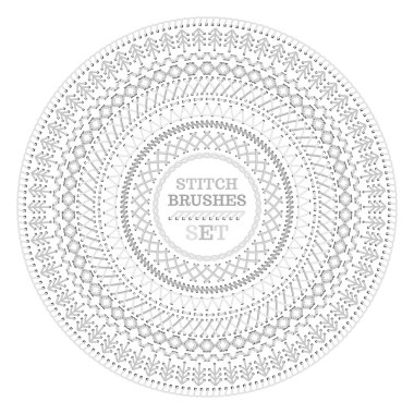 Vector set of white high