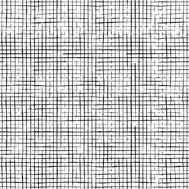 checkered thin pencil strokes.