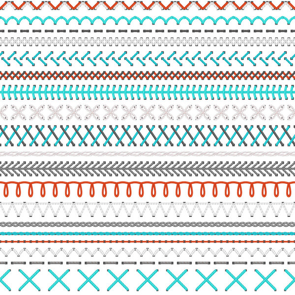 бесшовная вышивка
. 