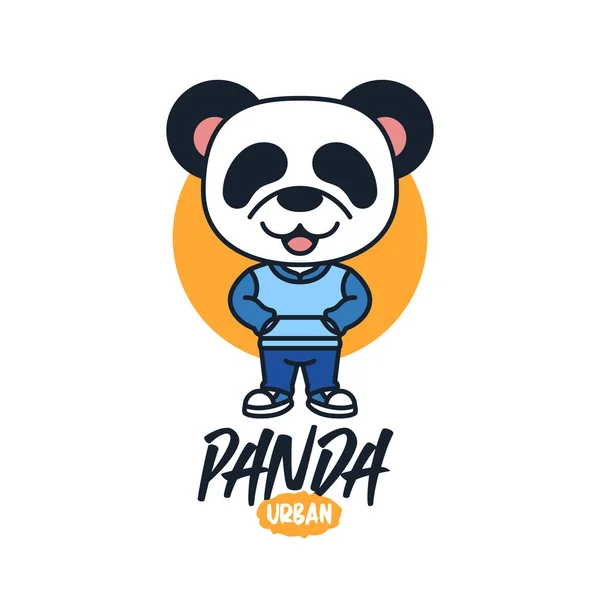 cute panda mascot vector design 3809389 Vector Art at Vecteezy