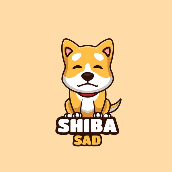 Shad Shiba Inu Logosu — Stok Vektör