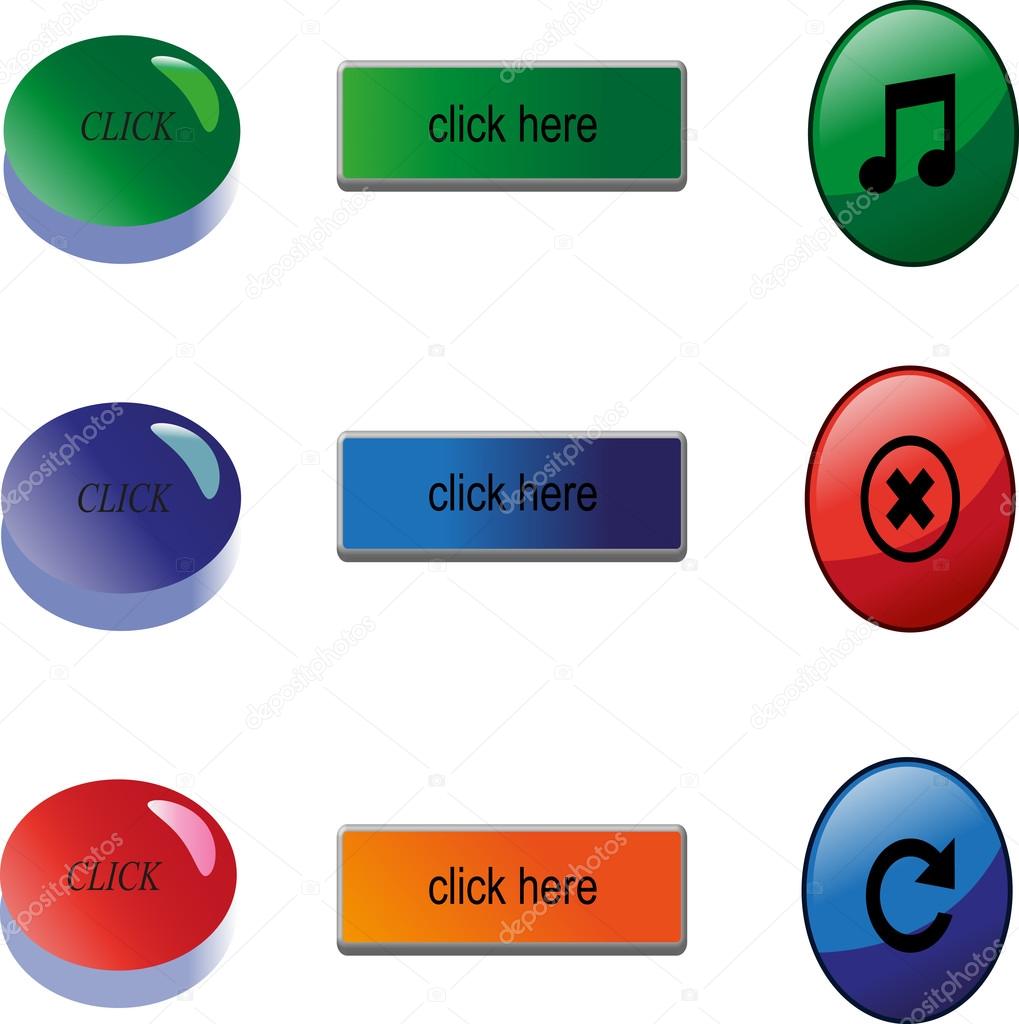 3D-buttons