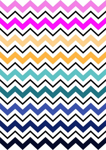 renkli kalın ince chevron şerit desenleri