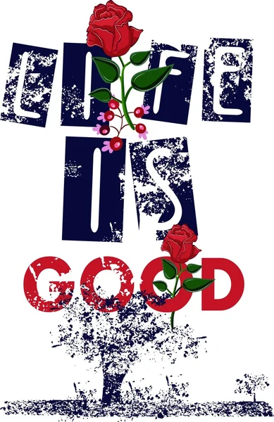 Hayat iyi tipografik tasarım.