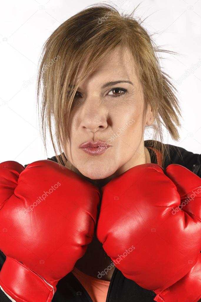 boxing mature female Hotwife interracial mature