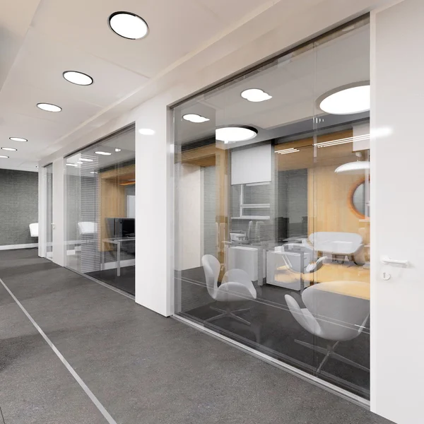 koridor modern ofis binası