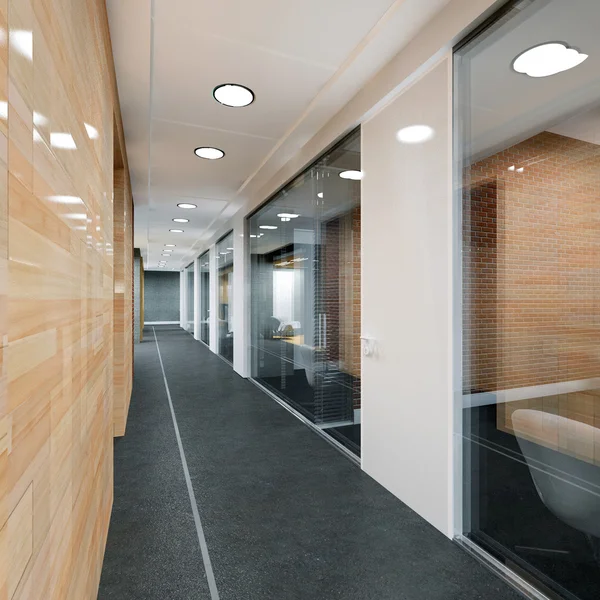 koridor modern ofis binası