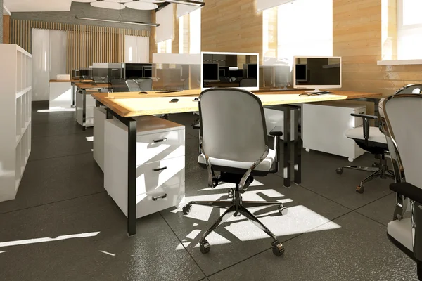 Boş modern ofis iç iş yeri
