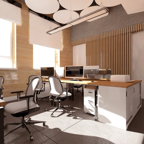 Boş modern ofis iç iş yeri