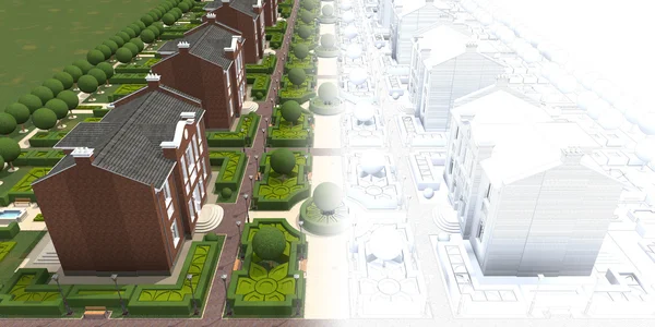 Master plan of the village