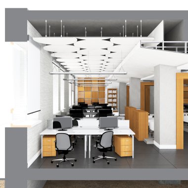 Kesit ofis alanı