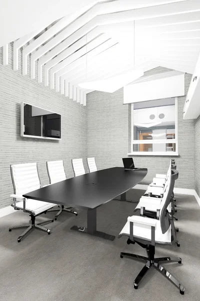 Boş modern ofis iç toplantı salonu