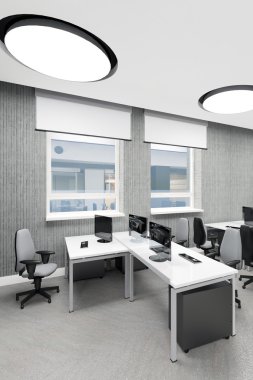 Boş modern ofis iç iş yeri