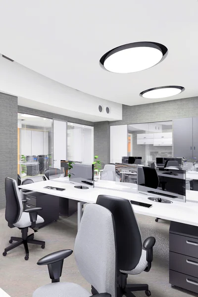 Boş modern ofis iç iş yeri