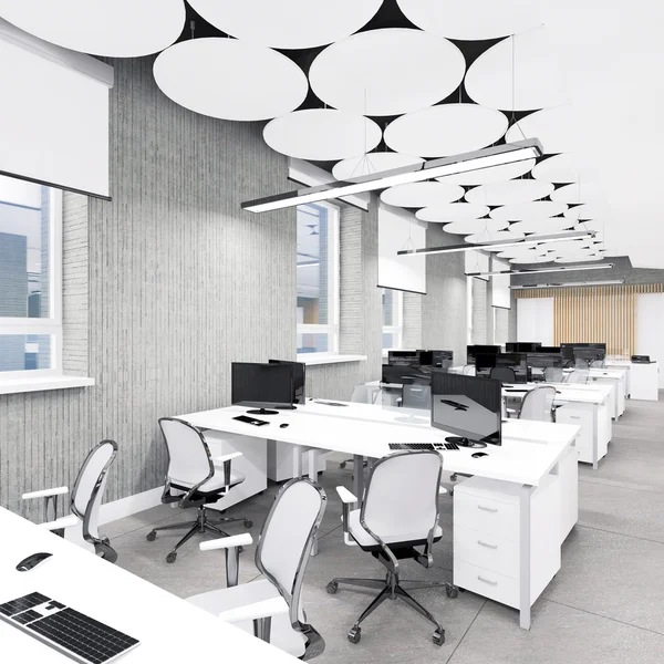 Boş modern ofis iç iş yeri