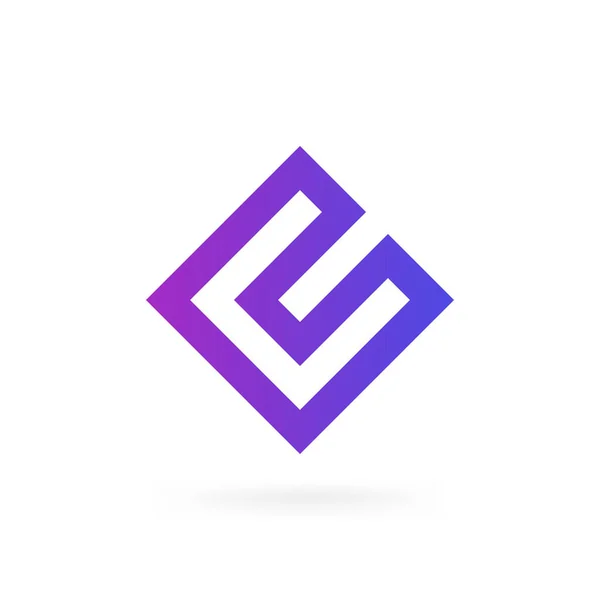 Літера Креативний Сучасний Дизайн Логотипу Піктограма Векторний Шаблон — стоковий вектор