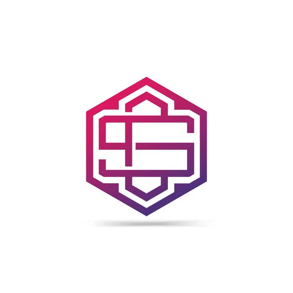 Letter Logo Monogram Design Kreatív Betűtípus Icon Vector Illustration — Stock Vector