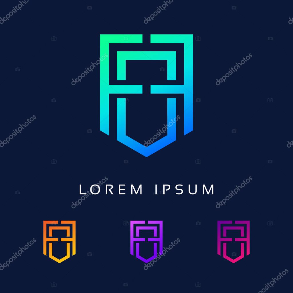 Initial FOF logo Design, Letter FOF Business, and Finance professional Icon template