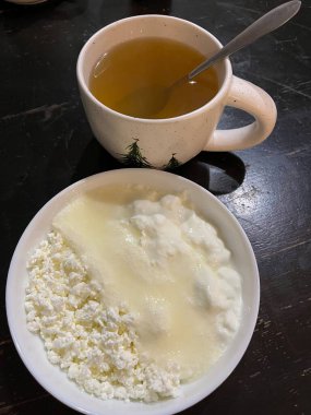 Lezzetli Asya yemeklerinin yakın görüntüsü