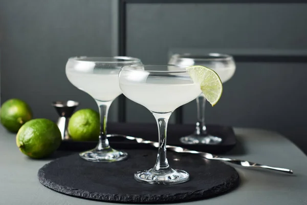 Cocktail Daiquiri Bevanda Alcolica Calce Bicchiere — Foto Stock