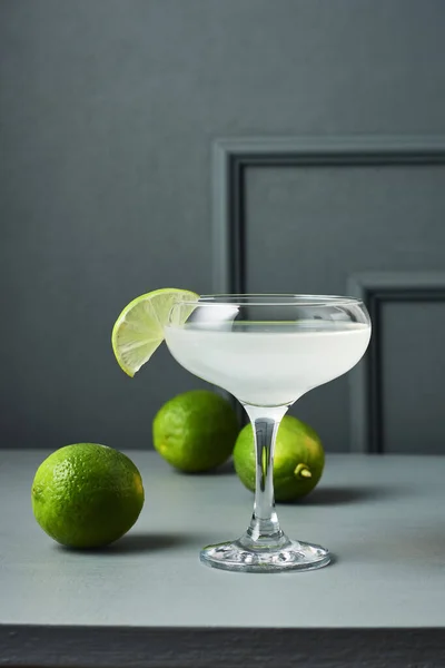 Cocktail Daiquiri Bevanda Alcolica Calce Bicchiere — Foto Stock