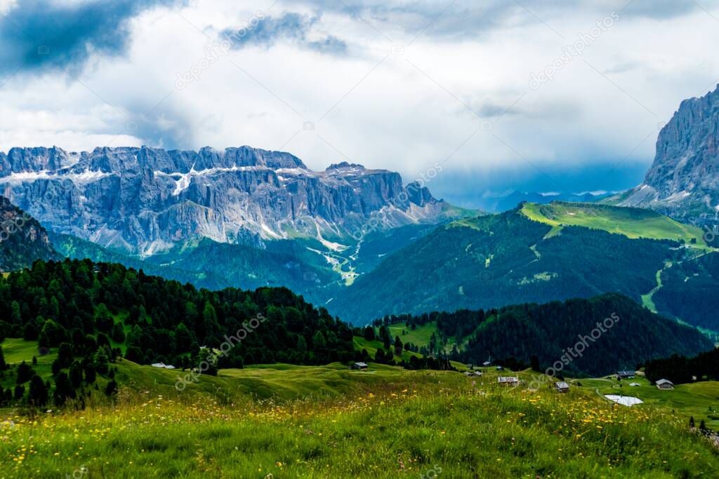The view of Passo di Giau