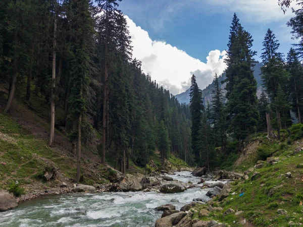 Beautiful Valley Kalam Bluewater Swat — Stock Photo, Image