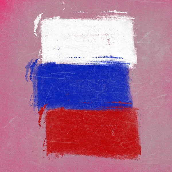 Flag russsia nation — Stok fotoğraf