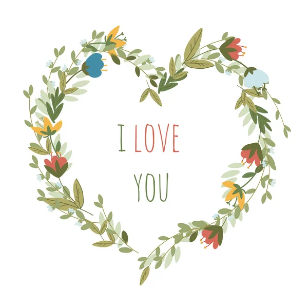 romantik çiçek vektör arka plan.