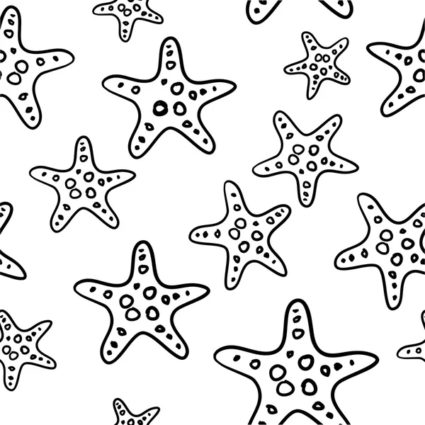 Deniz yıldızı. Vektör tasarımı.