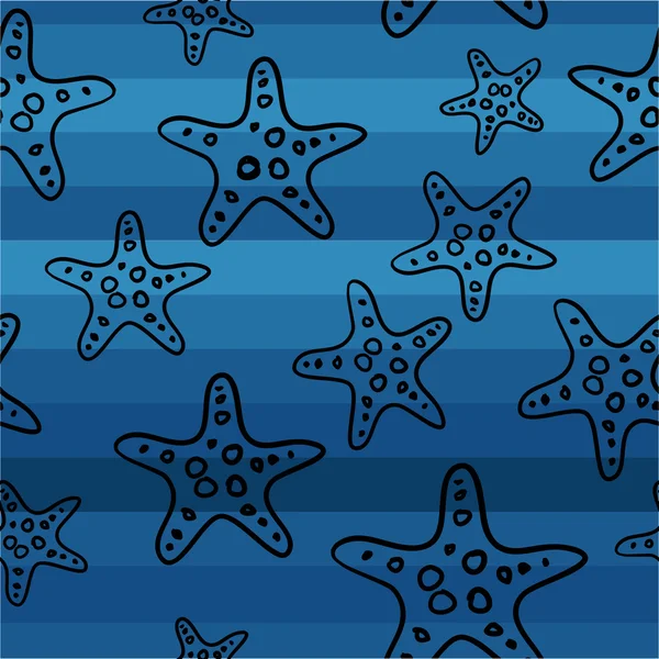 Deniz yıldızı. Vektör tasarımı.