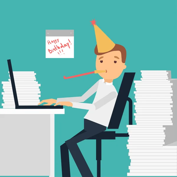 Ofis çalışanı işten yorgun