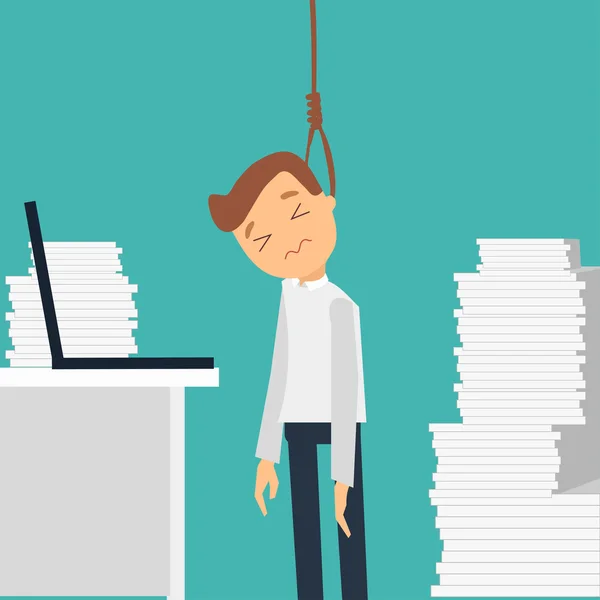 Ofis çalışanı işten yorgun