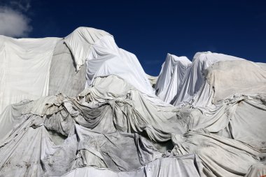Rhone buzul erime karşı Polar ile kaplı İsviçre
