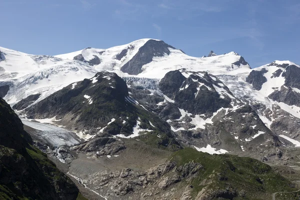 Alps in Switzerland with Glacier near Susten — Stock Photo, Image