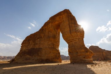 Famous Elephant Rock in Al Ula, Saudi Arabia clipart