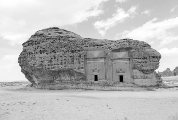 Jabal Ahmar Hogar Tumbas Algunas Las Cuales Han Sido Excavadas — Foto de Stock