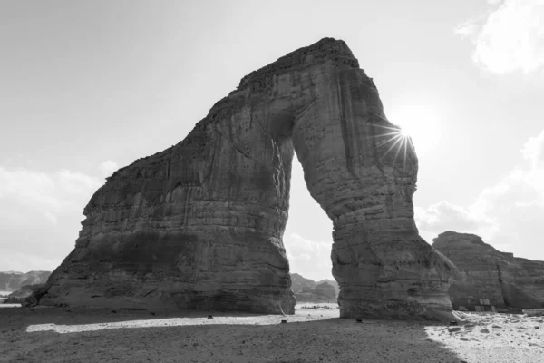 Famosa Roca Elefante Ula Arabia Saudita Imagen De Stock