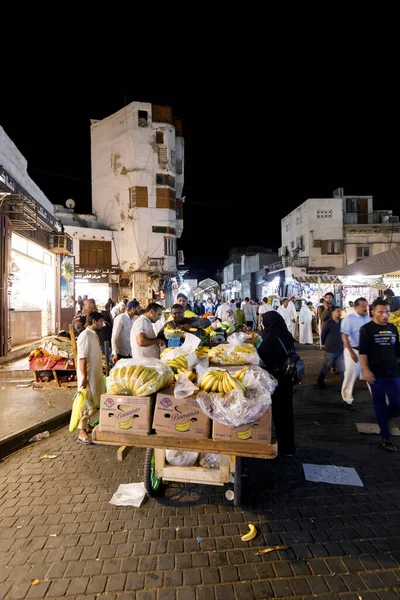 Jeddah Szaúd Arábia 2020 Február Éjszakai Piac Jeddah Történelmi Központjában — Stock Fotó