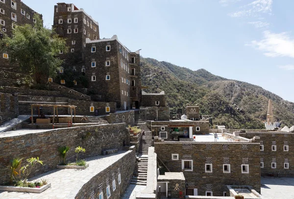 Abha Saudi Arabia February 2020 Village Rijal Almaa Built Multiple Royalty Free Stock Images