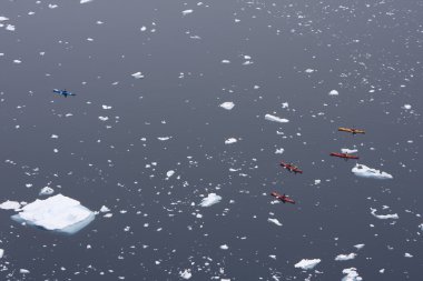 gün Antarktika'da Kayak Zamanı