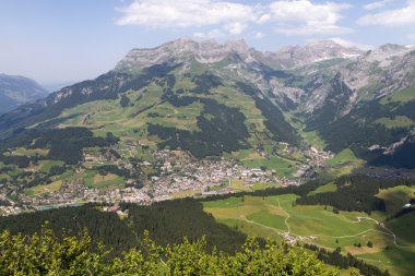 Engelberg, İsviçre'nin görünümü