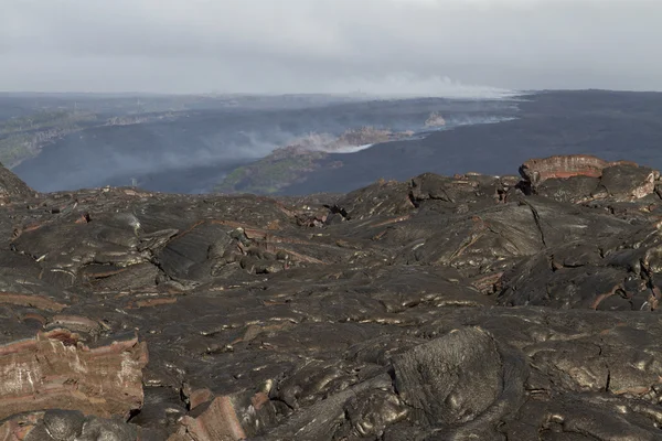 Vista del campo de lava — Foto de Stock