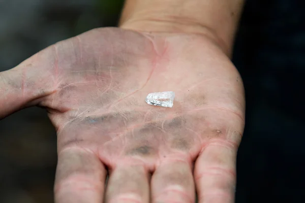 Close up view of Quartz, Muzo, Colombia — Stock Photo, Image