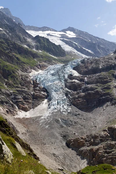 Glaciar en los Alpes Suizos — Foto de Stock
