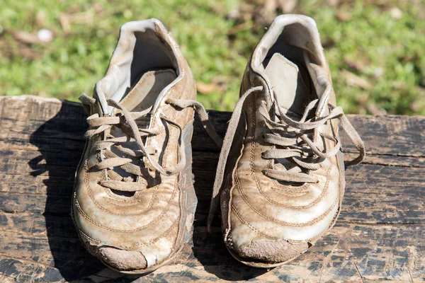 Old shoes view — Stock Photo, Image