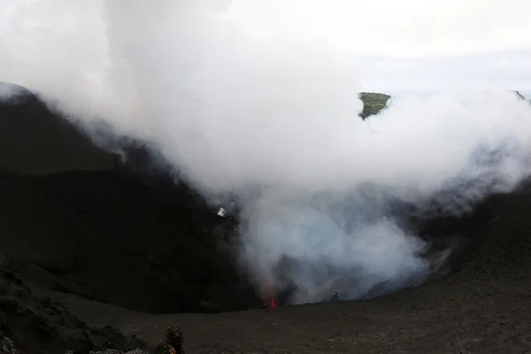 Vulcano Yasur Eruzione — Foto Stock