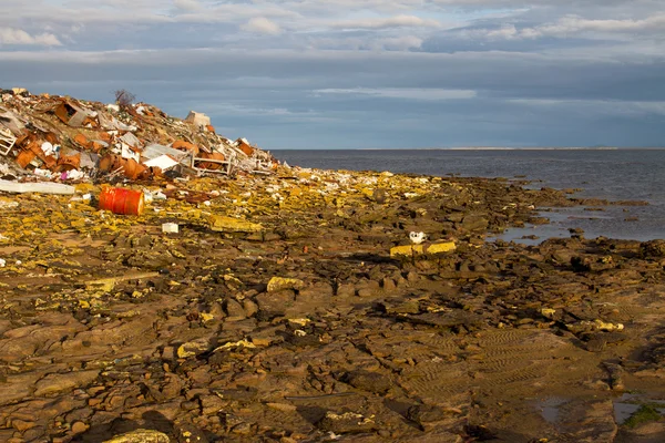 Garbage dump view — Stock Photo, Image